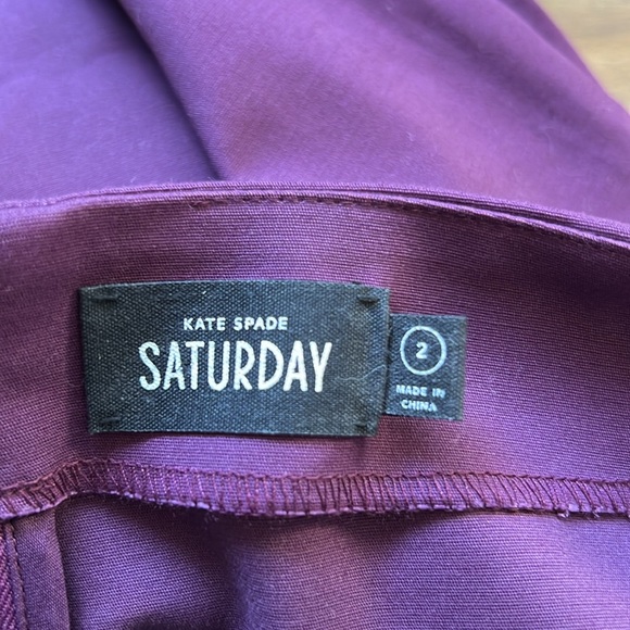 (2) Kate Spade Saturday purple skirt - Picture 3 of 4